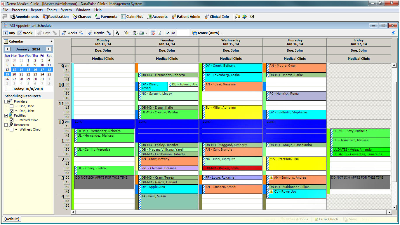 appointment book